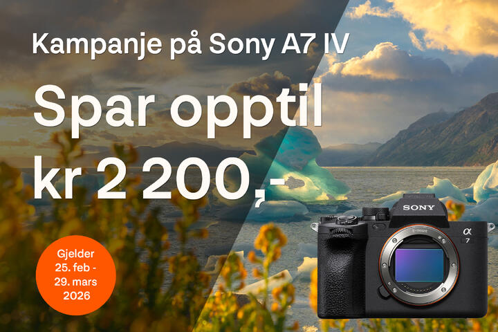 Spar ekstra mye på Sony A7 IV